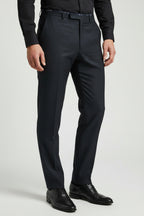 Navy blue Formal Trouser Fabric Richman