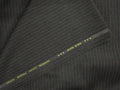 B Pinstripe Fabric – Goldrush Dark grey  Formal Wear