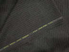 B Pinstripe Fabric – Goldrush Dark grey  Formal Wear