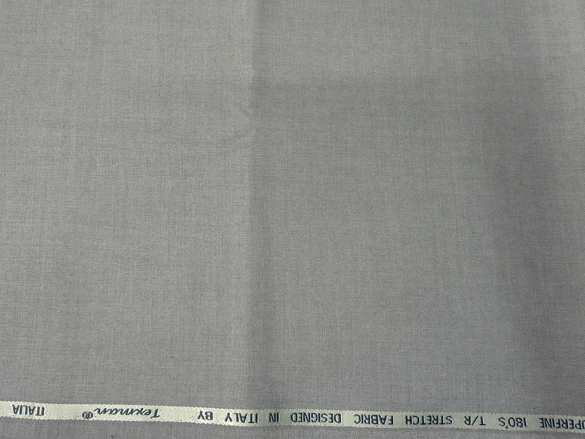 Stretch Terry Rayon Ash Grey Two Way Bi-Stretch