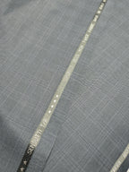 A Sensutti Grey Terry Rayon blend Unstitched Fabric Italian