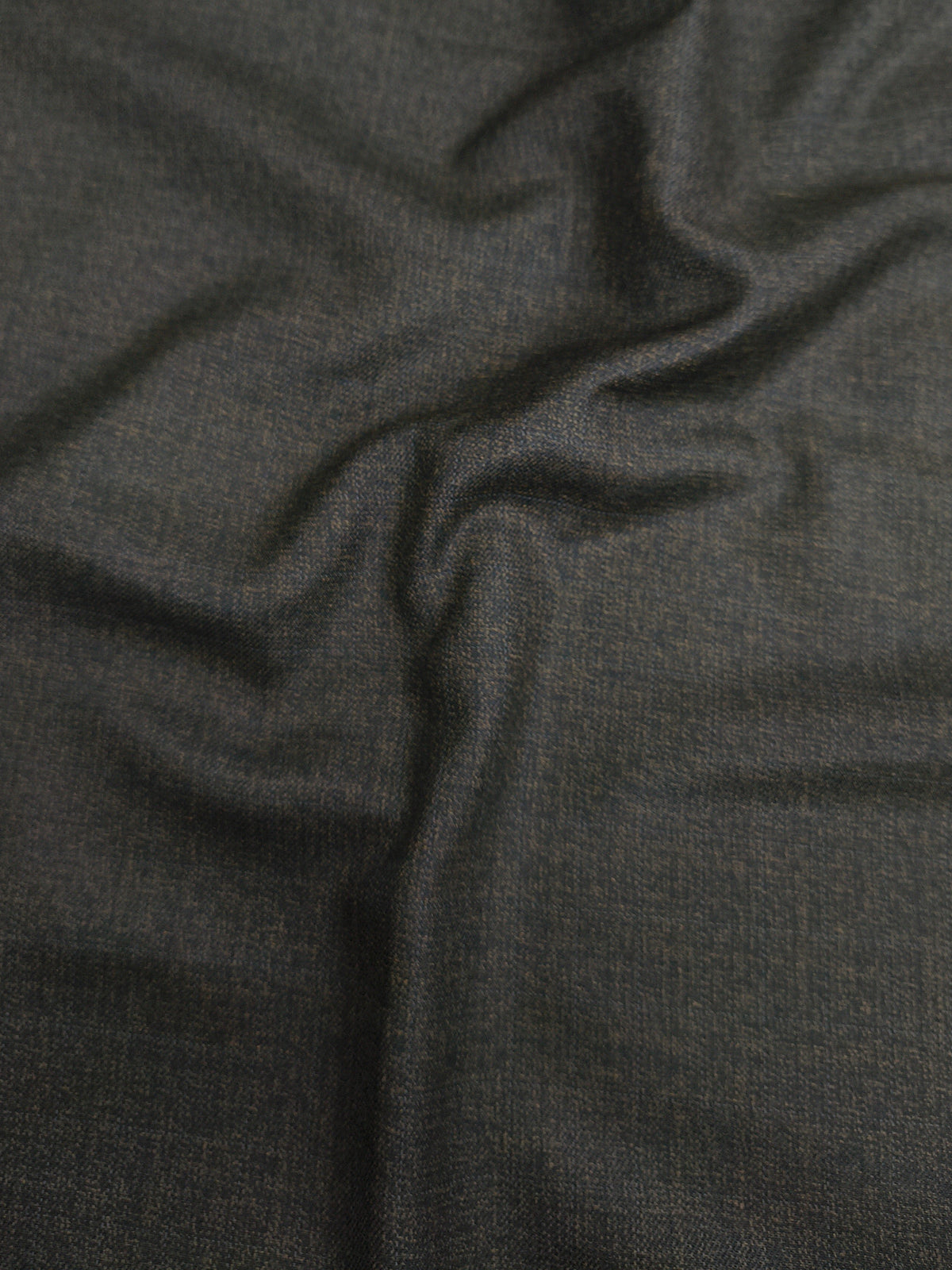 Z Goldrush charcoal brown trouser fabric with two tone melange