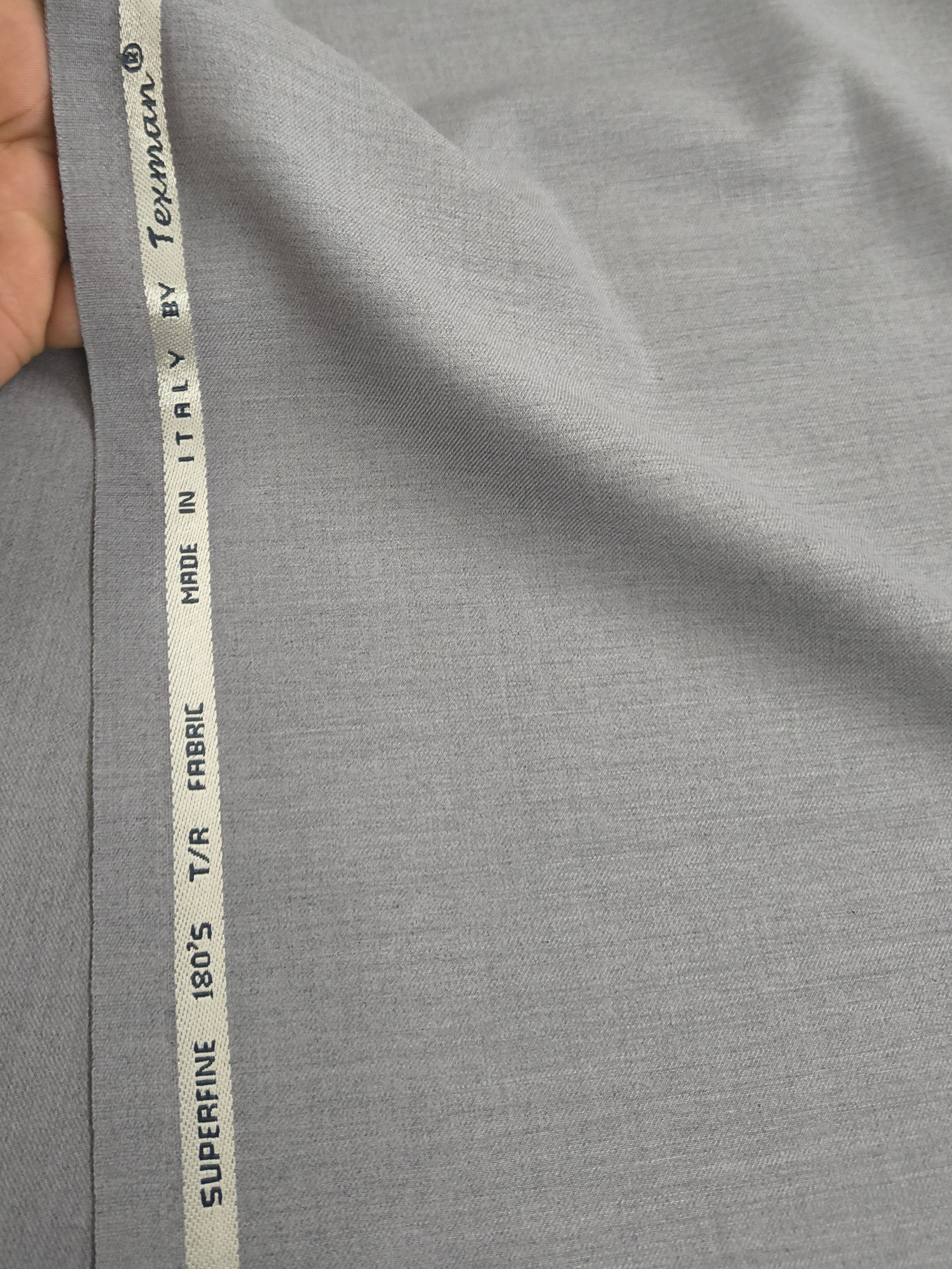 MERINO 048 TERRY RAYON STEEL GRAY UNSTITCHED FABRIC