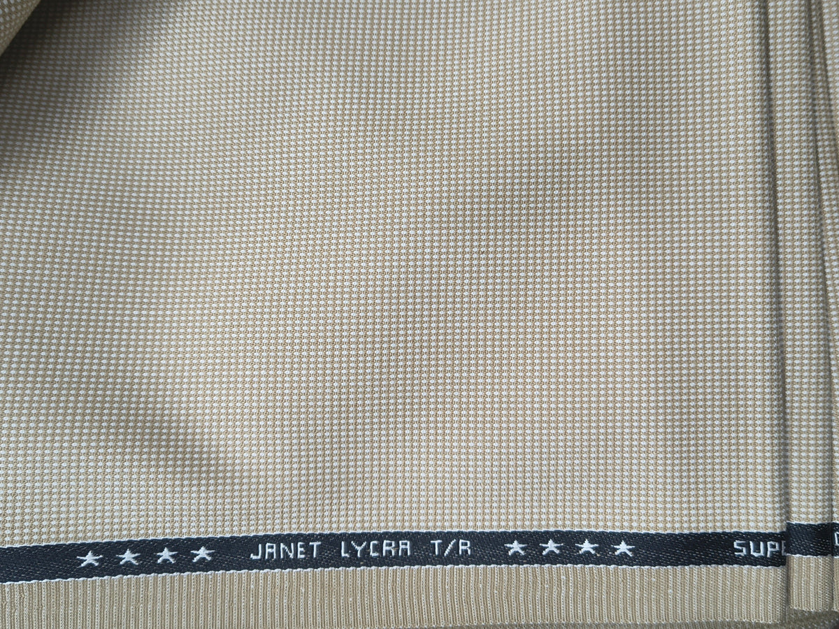 Bi-stretch Janet Terry rayon beige unstitched fabrics