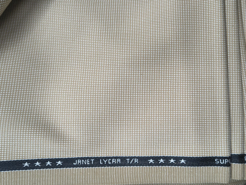 Bi-stretch Janet Terry rayon beige unstitched fabrics