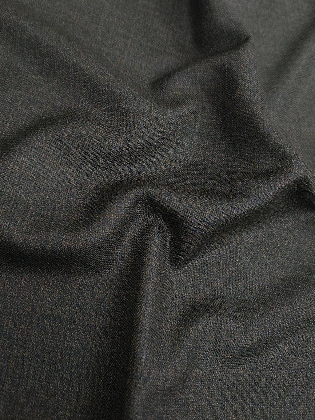 Z Goldrush charcoal brown trouser fabric with two tone melange