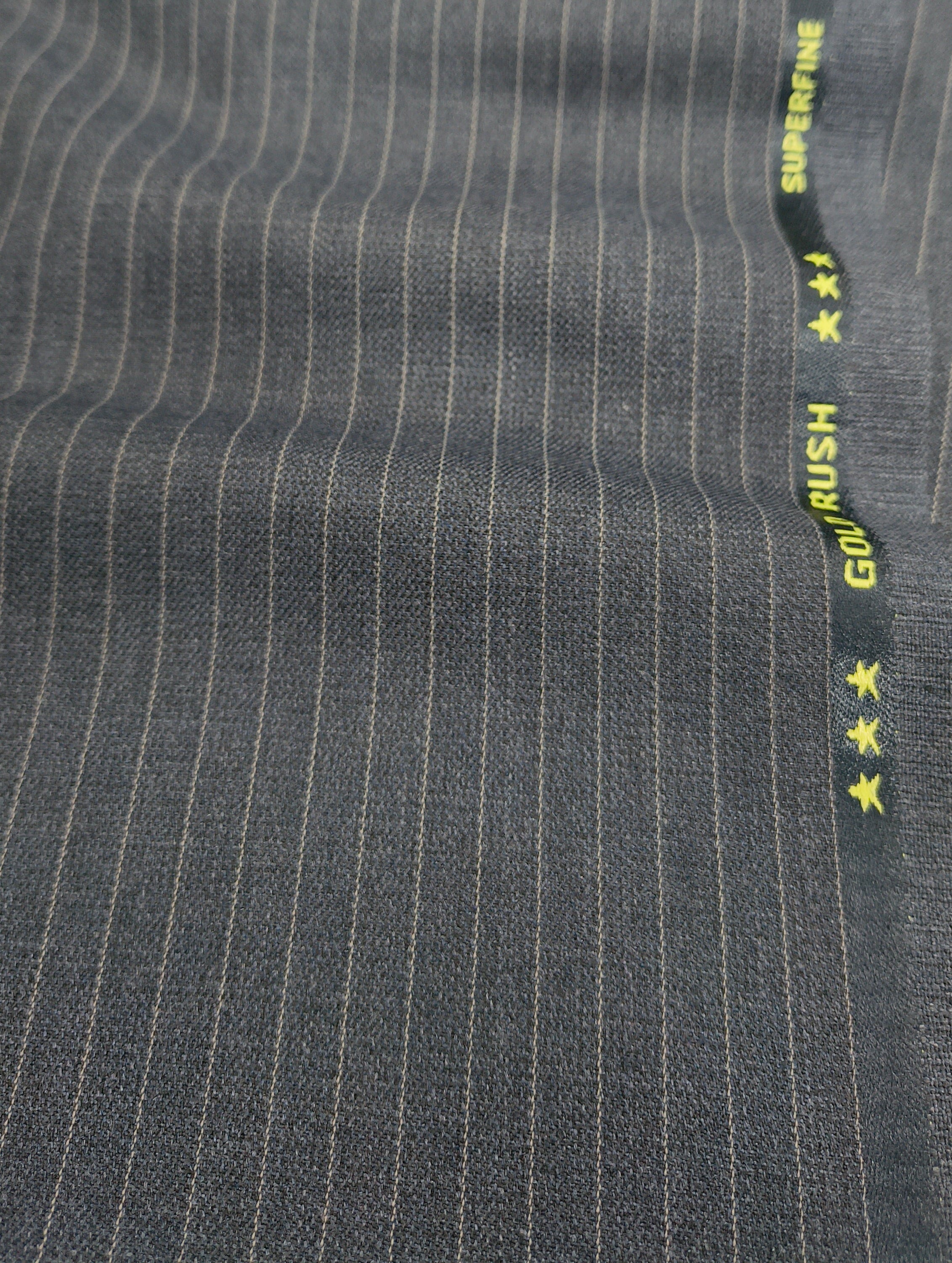 Goldrush Pinstripes Polyviscose Unstiched fabric