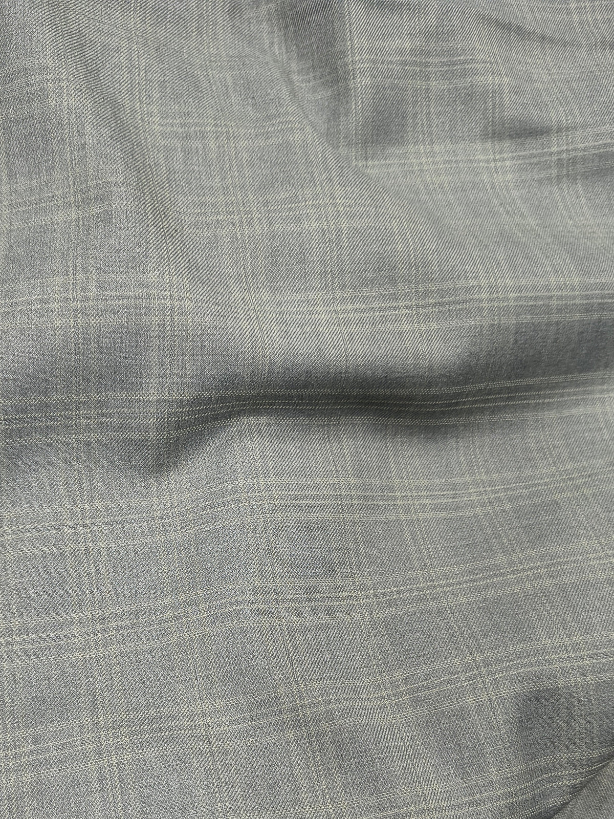 A Sensutti Sage grey Terry Rayon blend Unstitched Fabric Italian