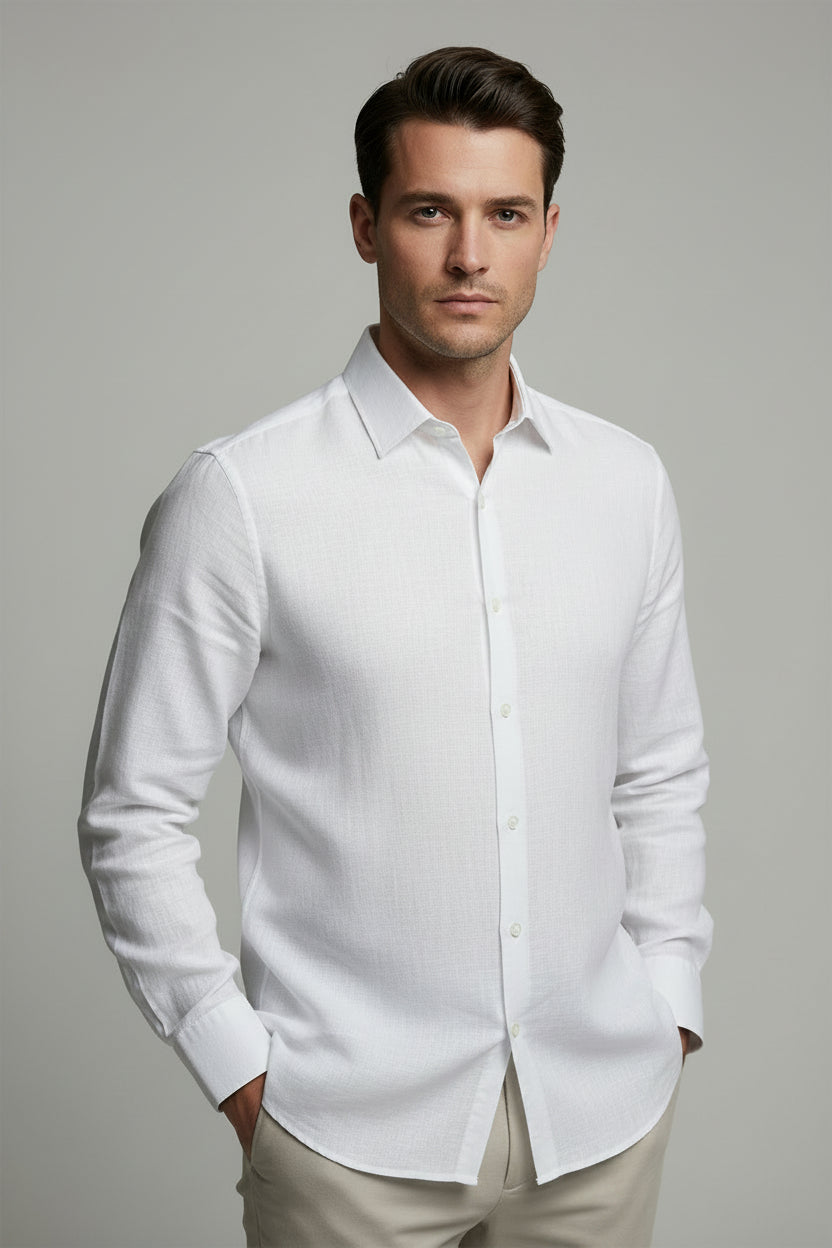 Lyocell-Linen Fabric for Shirts & Kurtas