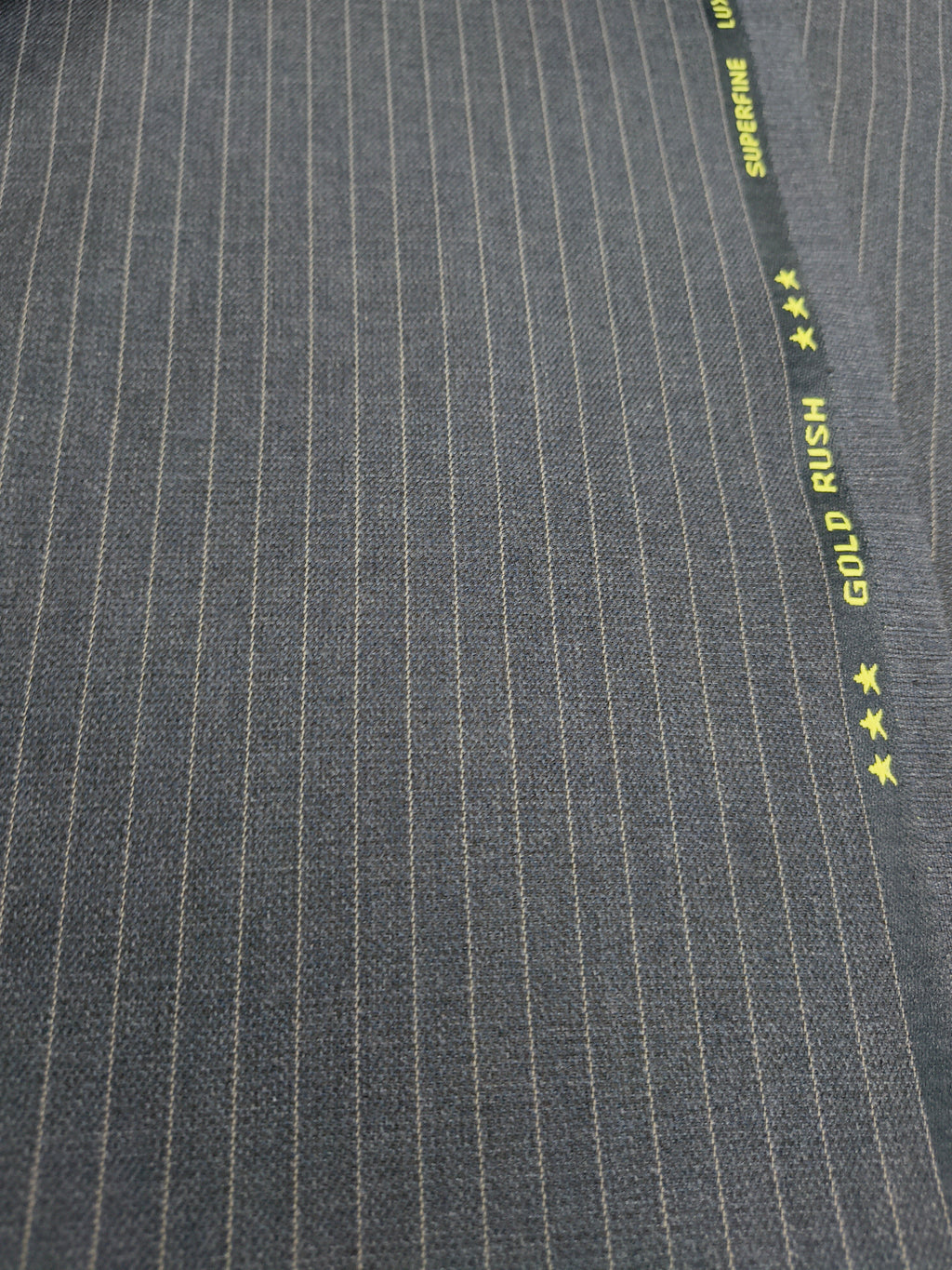 Goldrush Pinstripes Polyviscose Unstiched fabric
