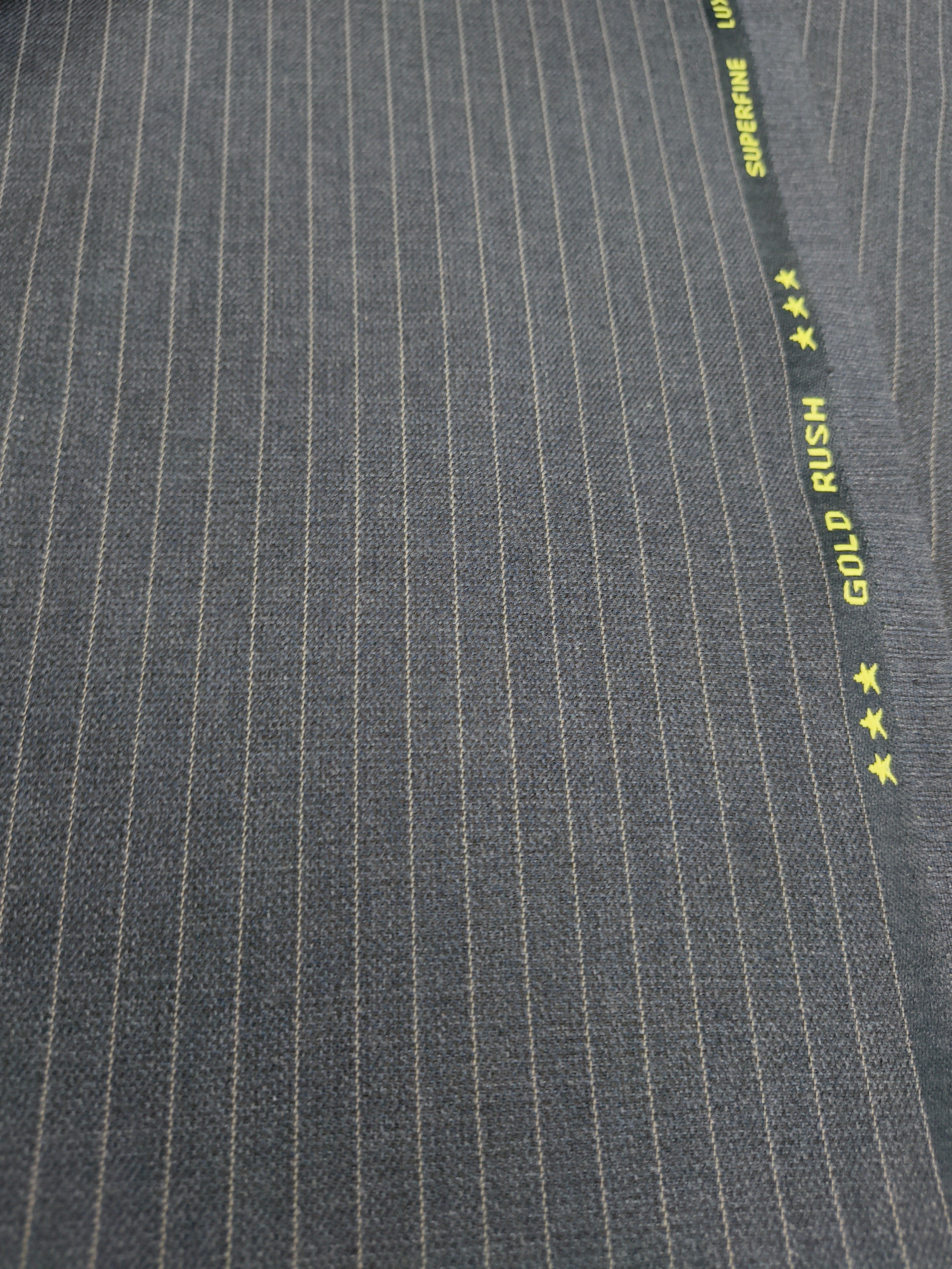 Goldrush Pinstripes Polyviscose Unstiched fabric