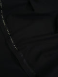 Jet Black Terry Rayon Fabric – Merino Collection