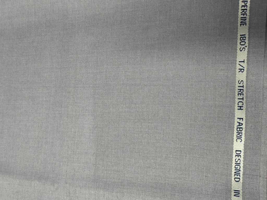 Stretch Terry Rayon Ash Grey Two Way Bi-Stretch