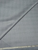 A Sensutti Grey Terry Rayon blend Unstitched Fabric Italian