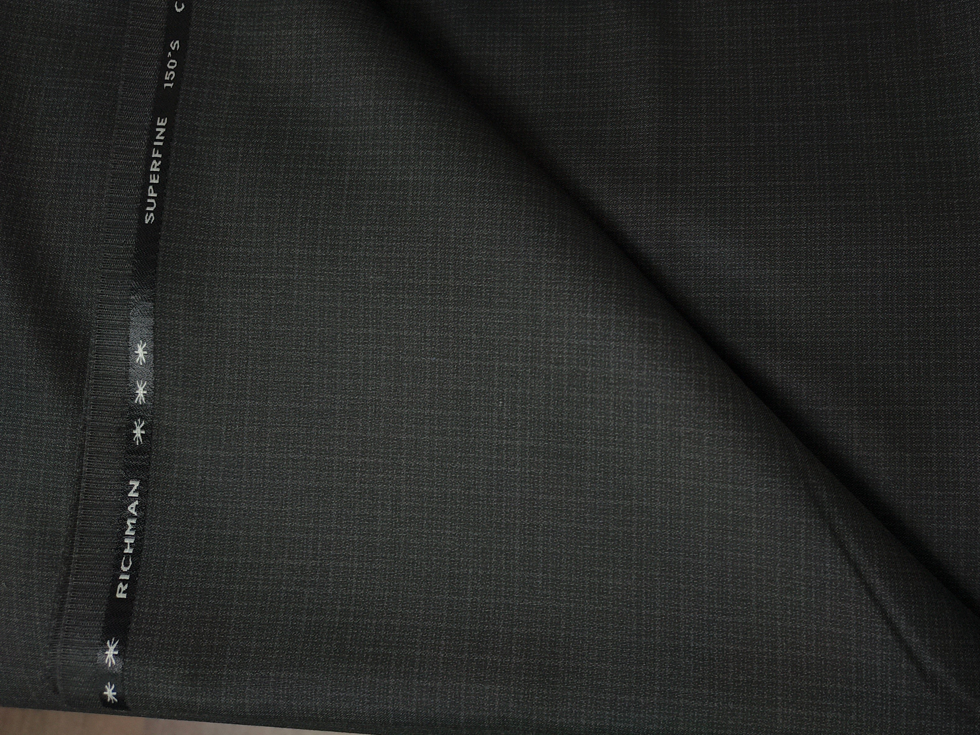 Richman Blackish grey Fabric for formal trouser
