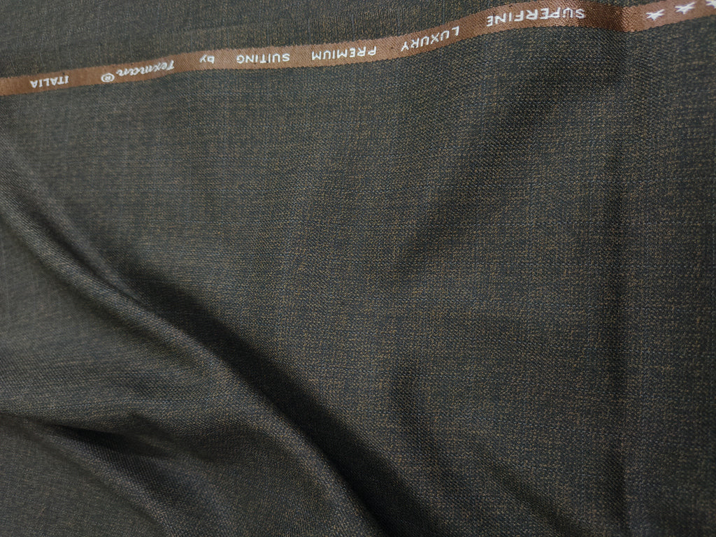 Z Goldrush charcoal brown trouser fabric with two tone melange
