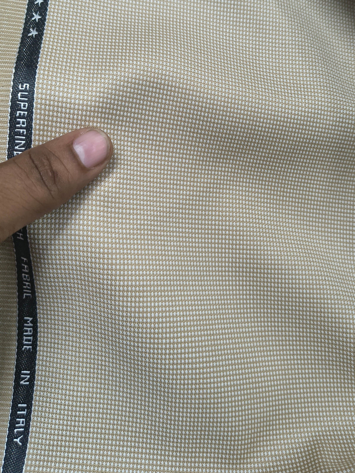 Bi-stretch Janet Terry rayon beige unstitched fabrics