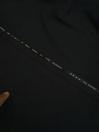 Jet Black Terry Rayon Fabric – Merino Collection